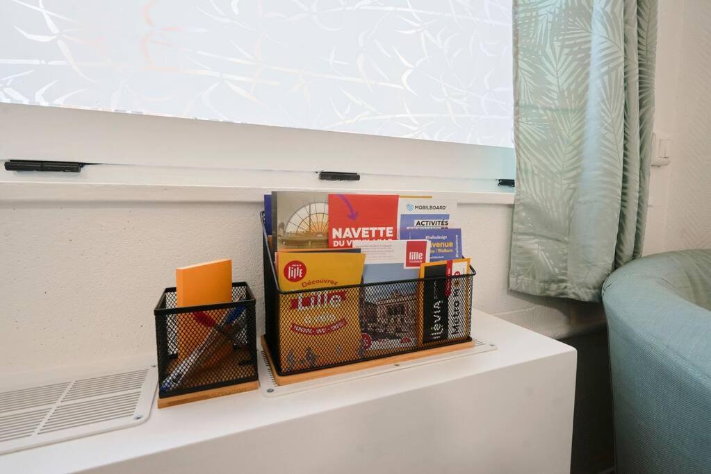 Studio Fonctionnel Au Coeur De Lille Avec Parking Esterno foto